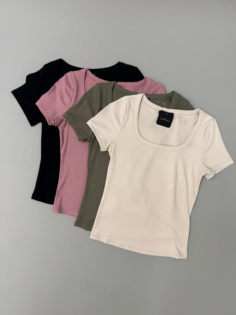 Taylor Scoop Neck Tee