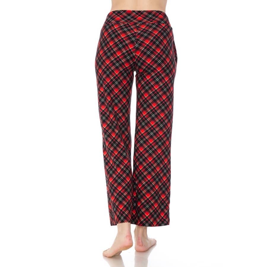 Red Plaid Pajama Pants