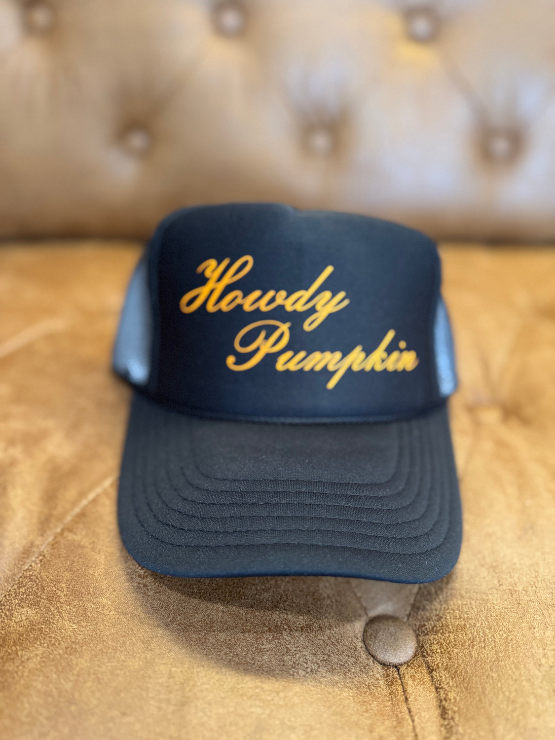 Howdy Pumpkin Trucker Hat