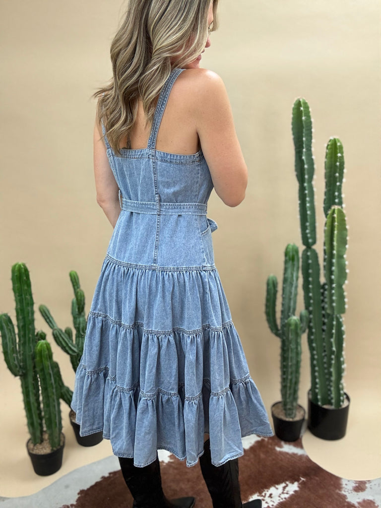 Ranch Romance Denim Dress