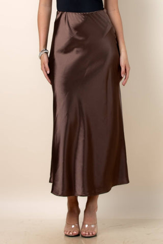 Lydia Satin Skirt