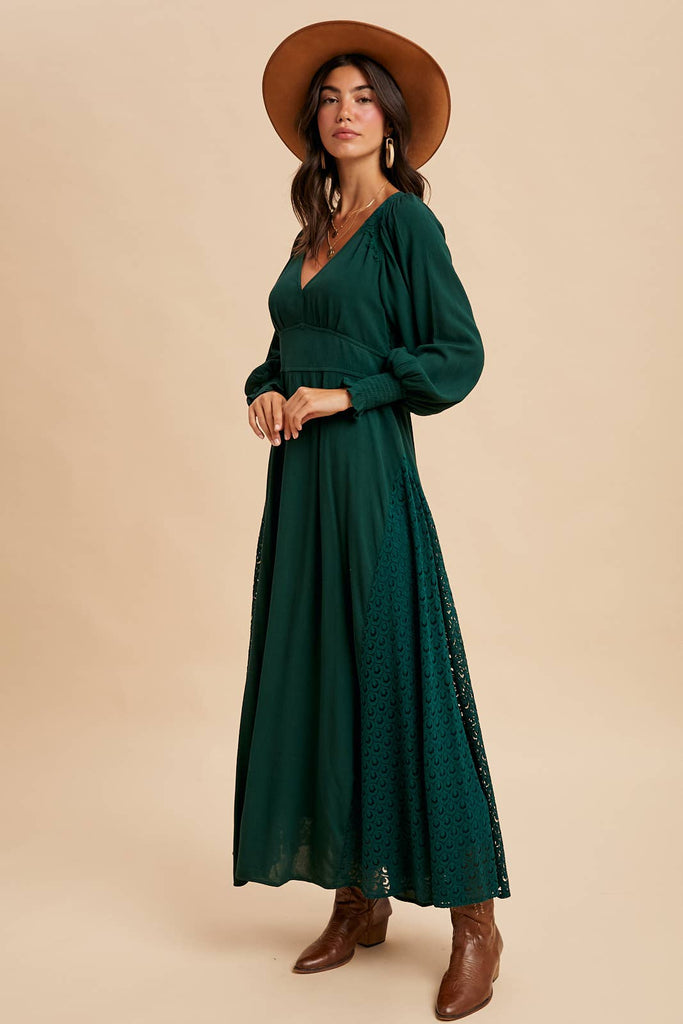 Pine Green Maxi Dress