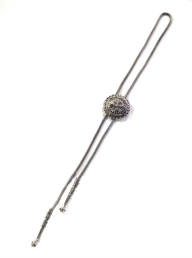 Concho Bolo Necklace