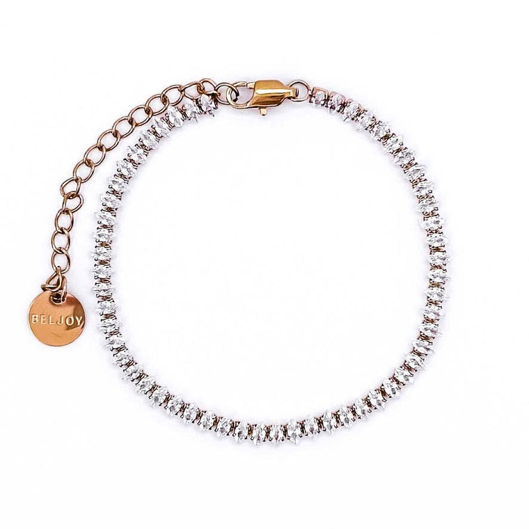 Baylor Marquise Tennis Bracelet
