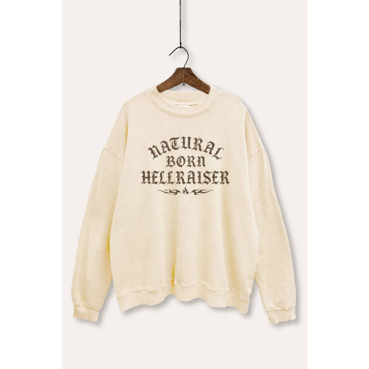 Hellraiser Graphic Mineral Wash Sweatshirt