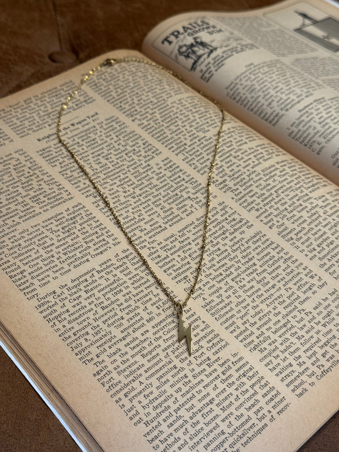 Lightening Bolt Necklace