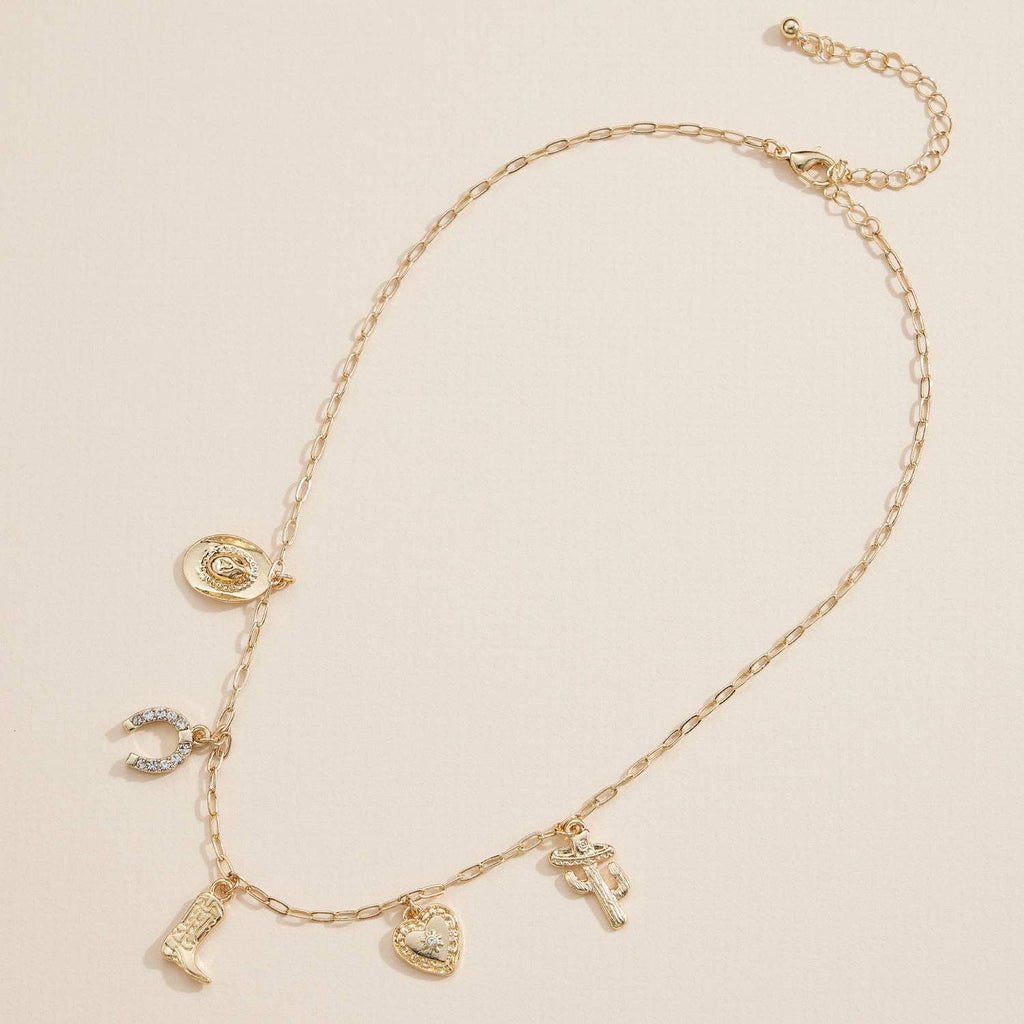 Cowgirl Dreams Charm Necklace