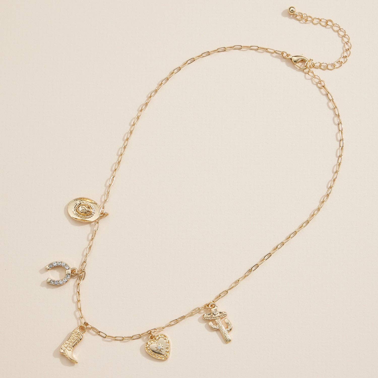 Cowgirl Dreams Charm Necklace