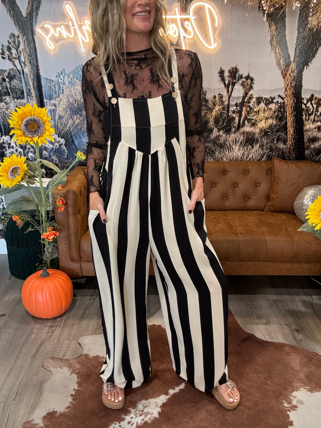Bewitched Stripe Jumpsuit
