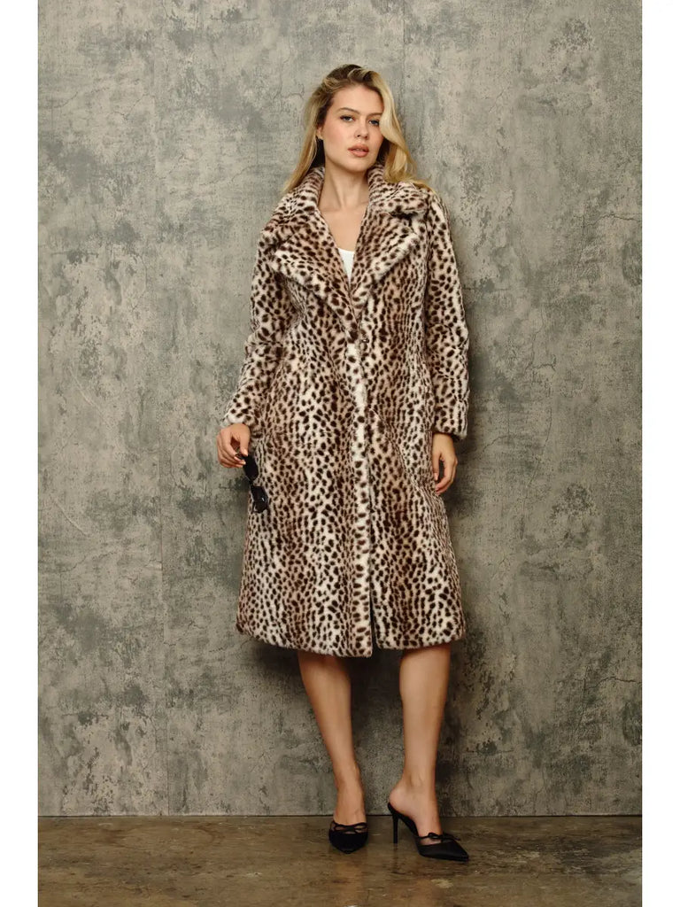 Dutton Faux Fur Overcoat