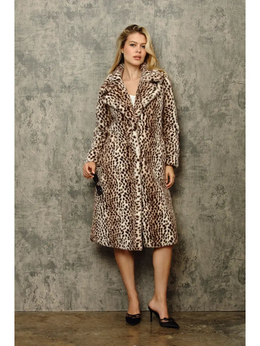 Dutton Faux Fur Overcoat