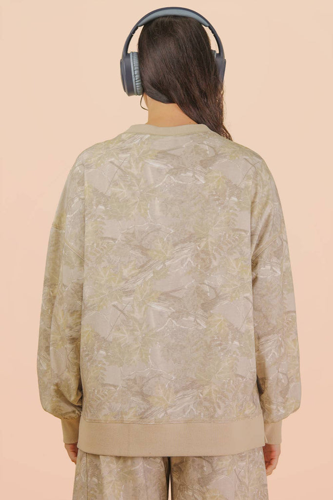 Light Wash Camo Pullover