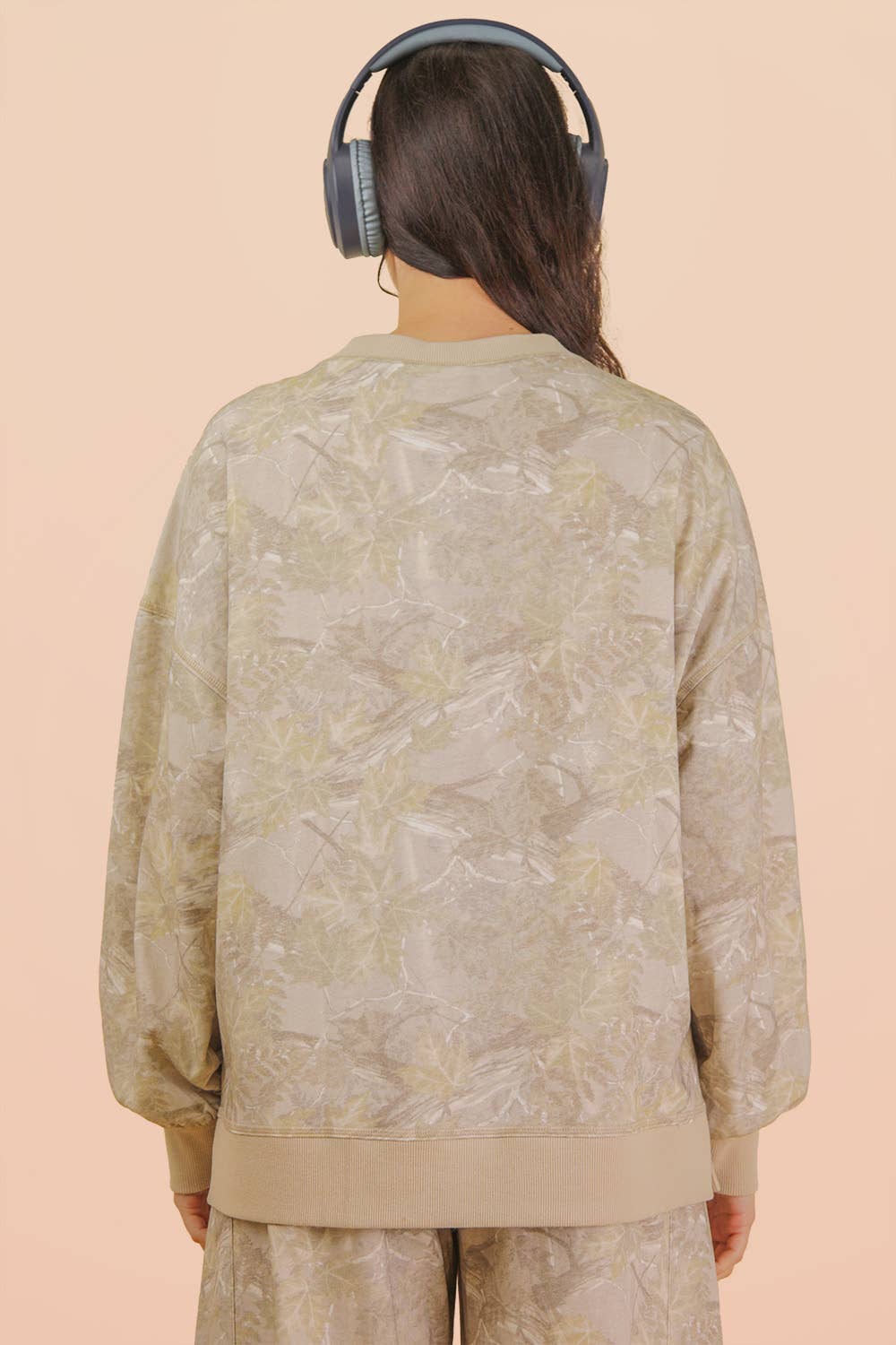 Light Wash Camo Pullover