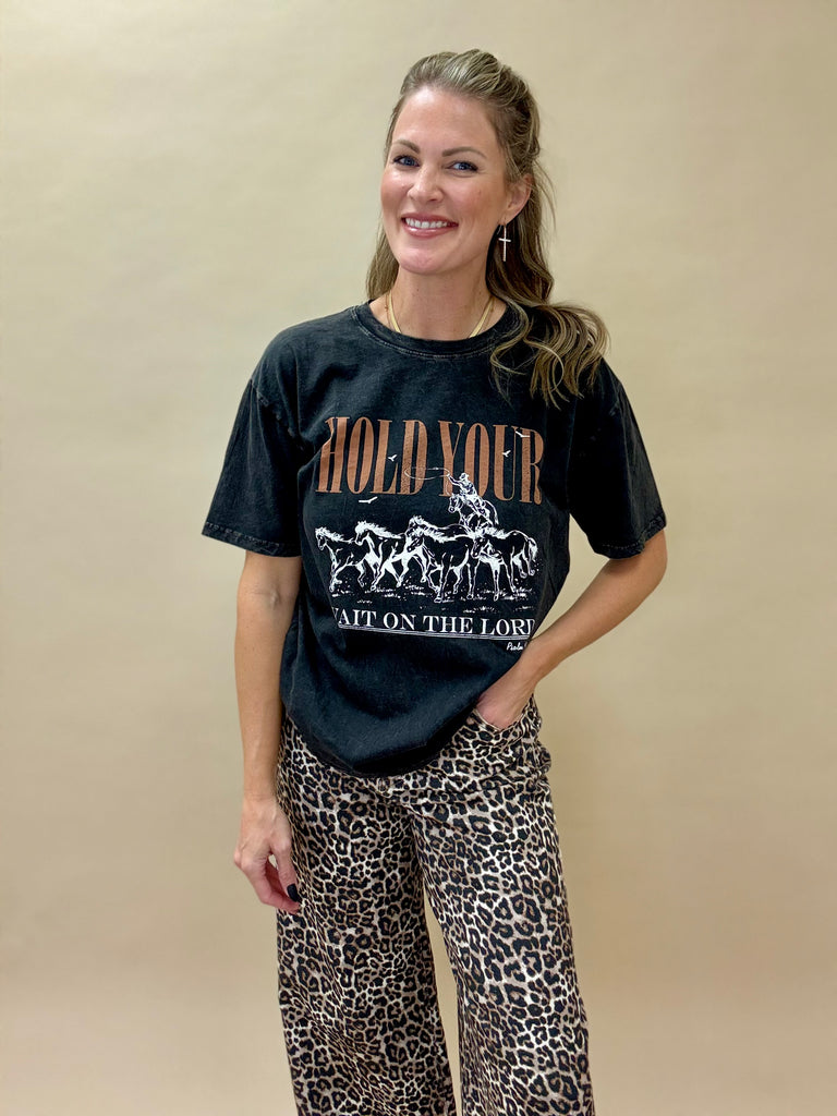 Hold You're Horses Boyfriend T-Shirt