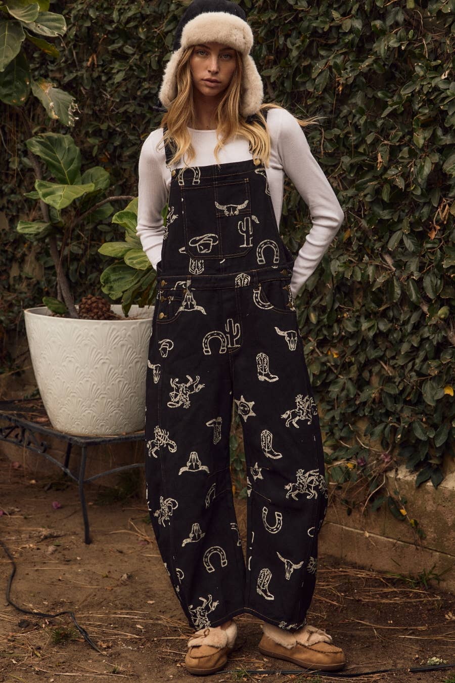 Cowgirl Core Midnight Overalls