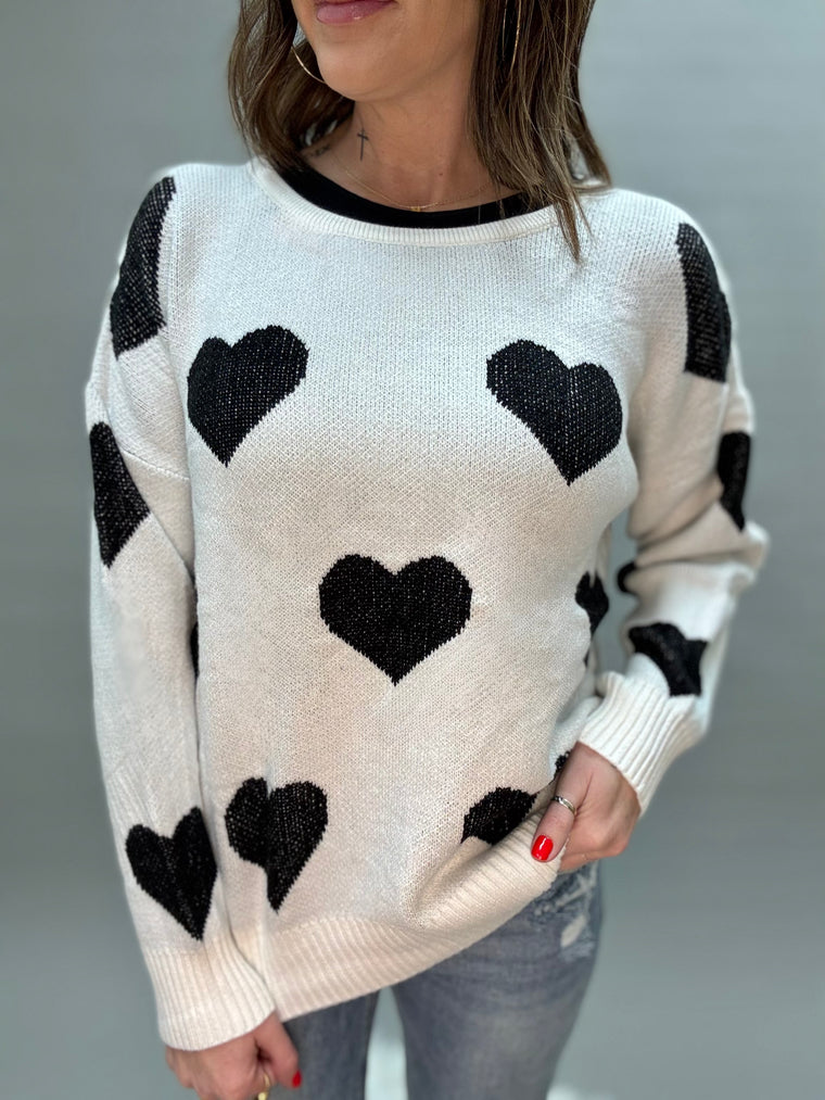 Heartbreaker Open Back Sweater
