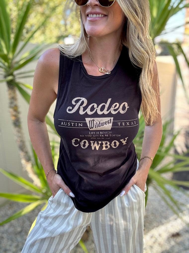 Rodeo Cowboy Graphic Tank