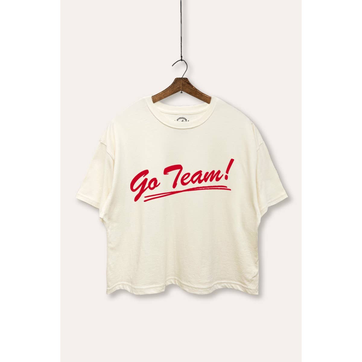 Go Team Crop Tee