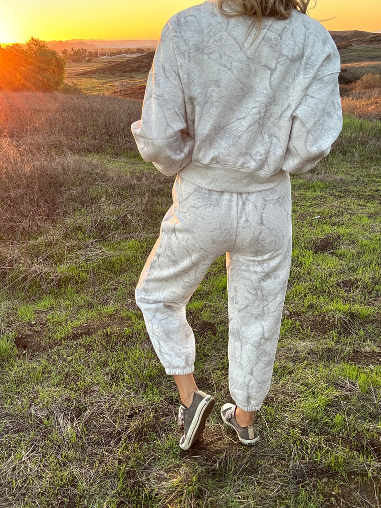 Snow Camo Jogger Sweatpants