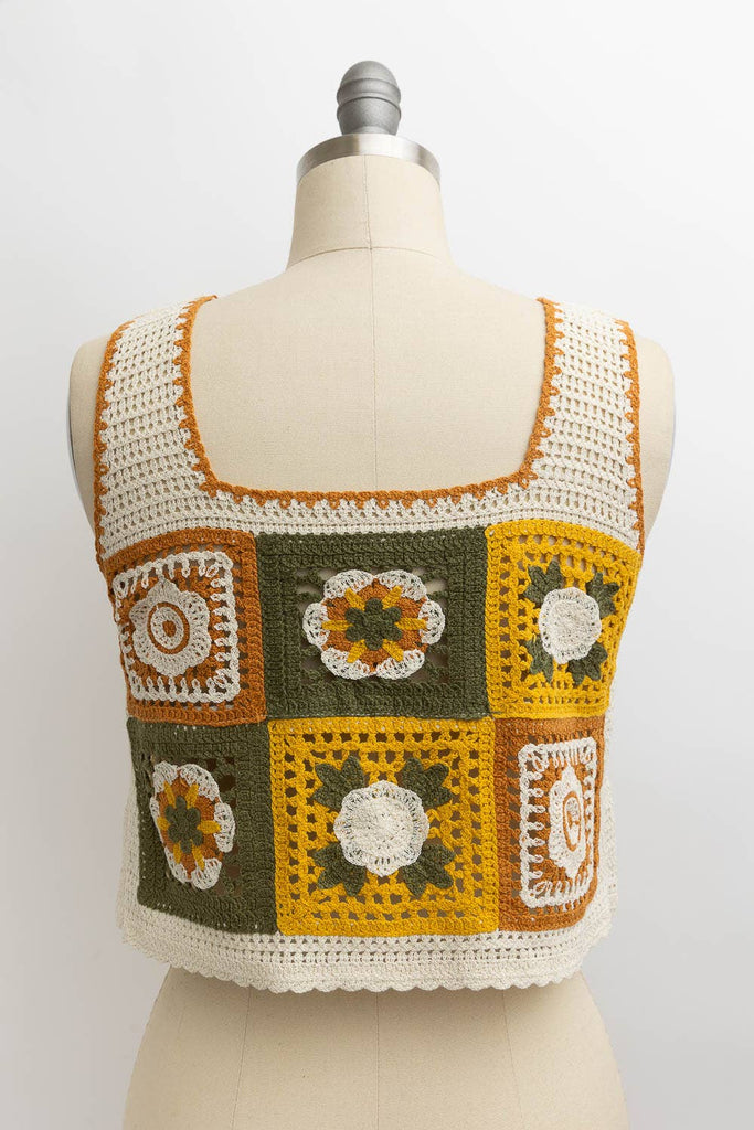 🌼 Granny Square Crochet Top 🌼