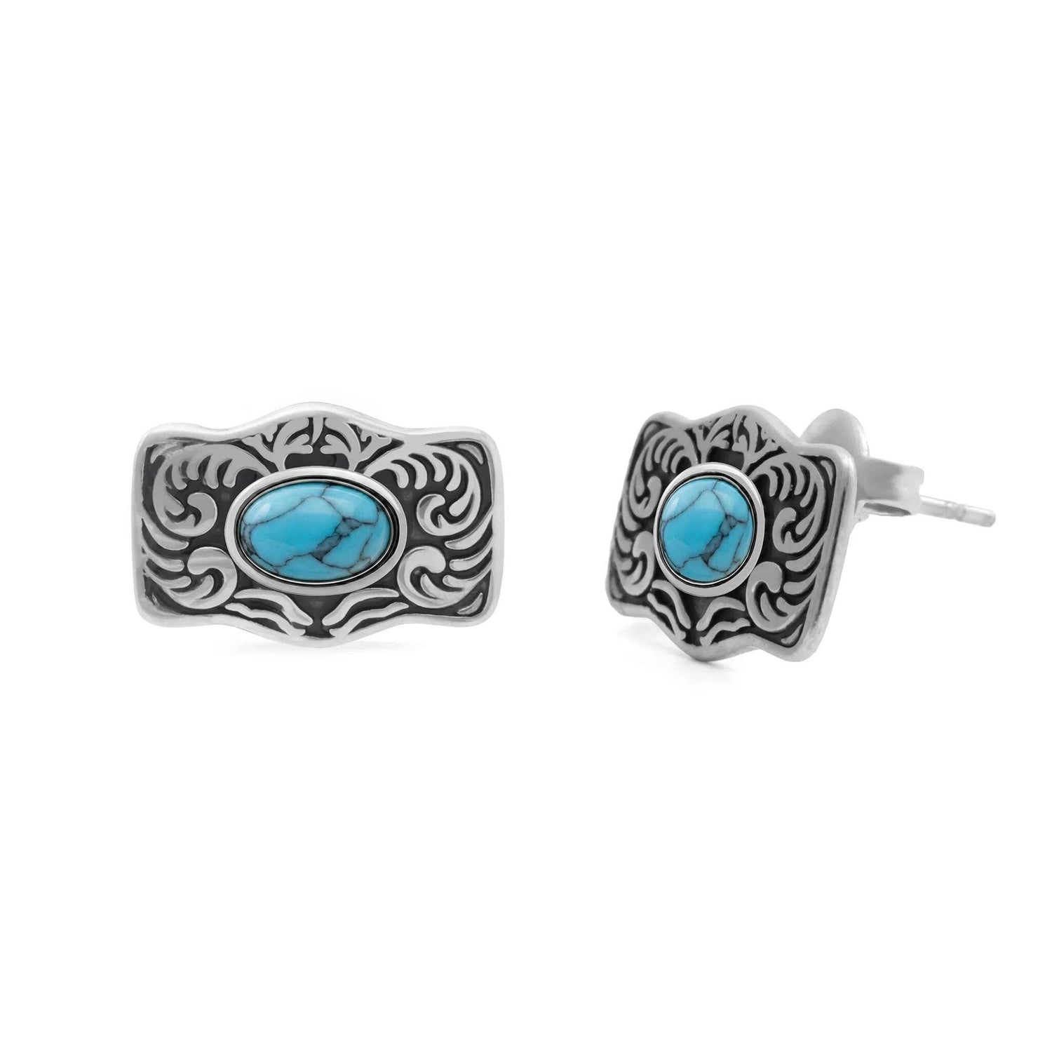 Buckle Stud Earrings