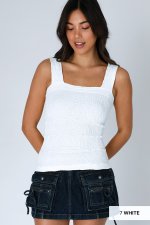 Lace Square Neck Tank