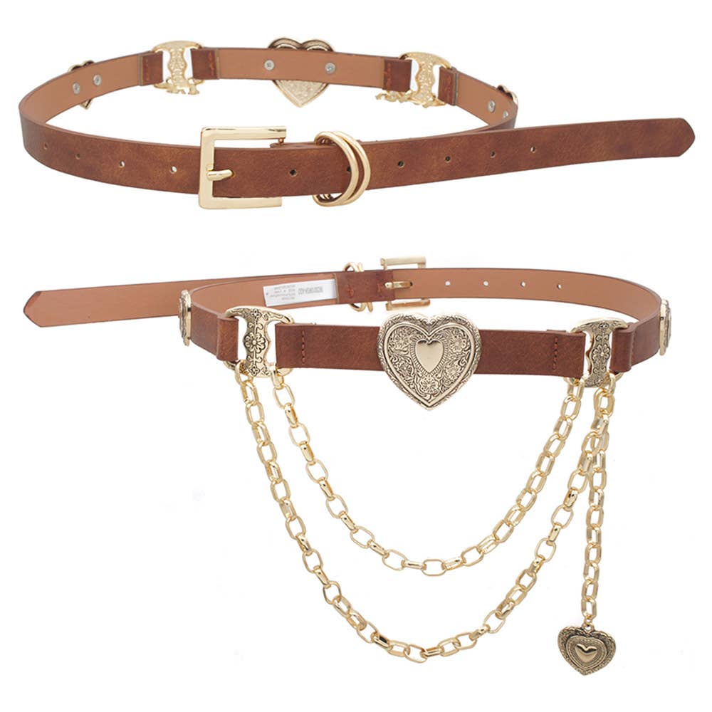 Charmed Chain Heart Belt