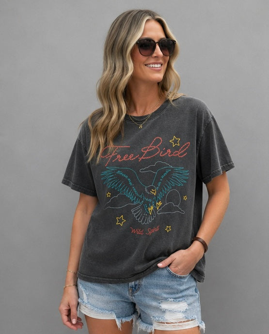 Puffed Free Bird T-Shirt