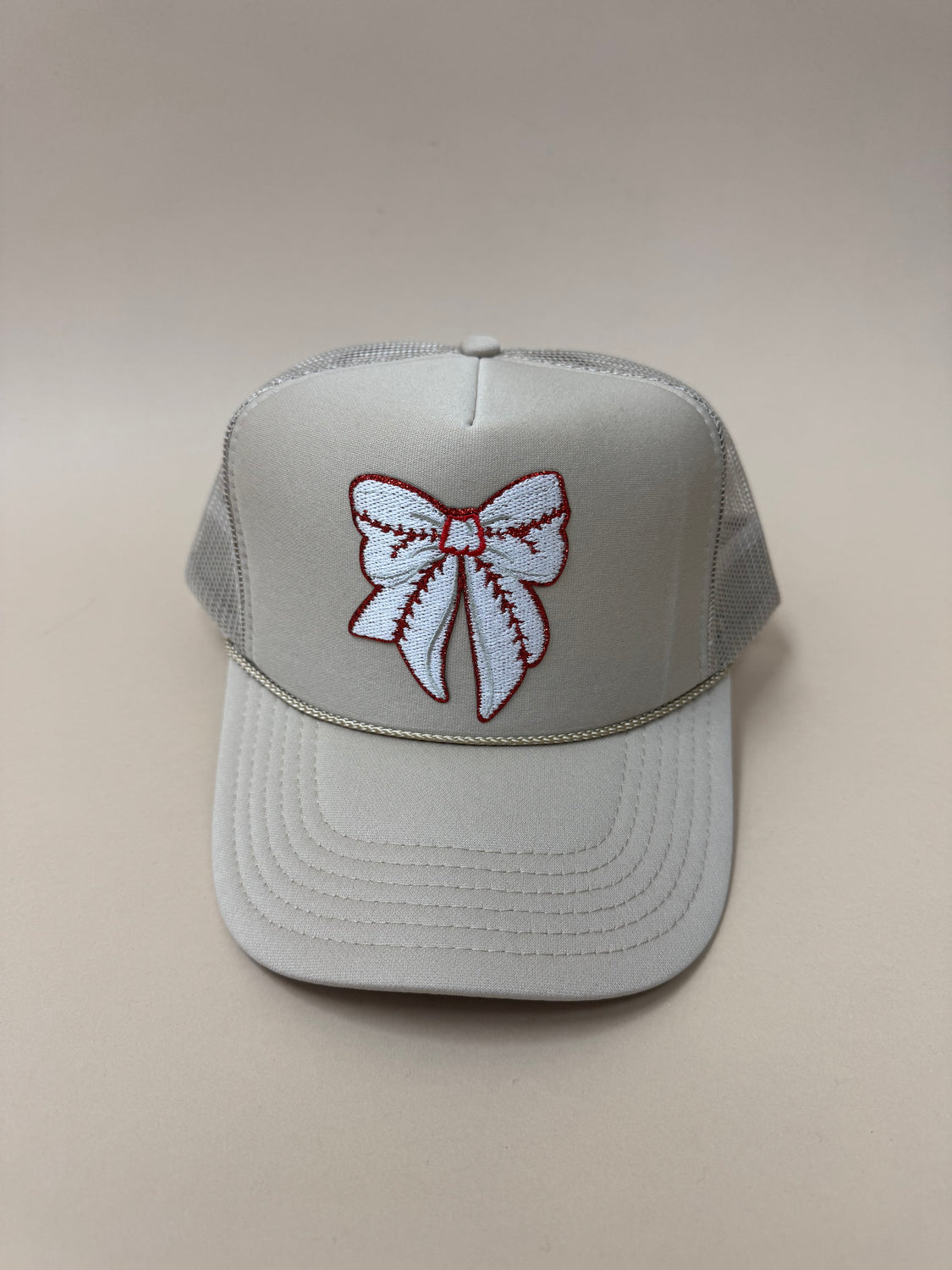 Baseball Bow Trucker Hat