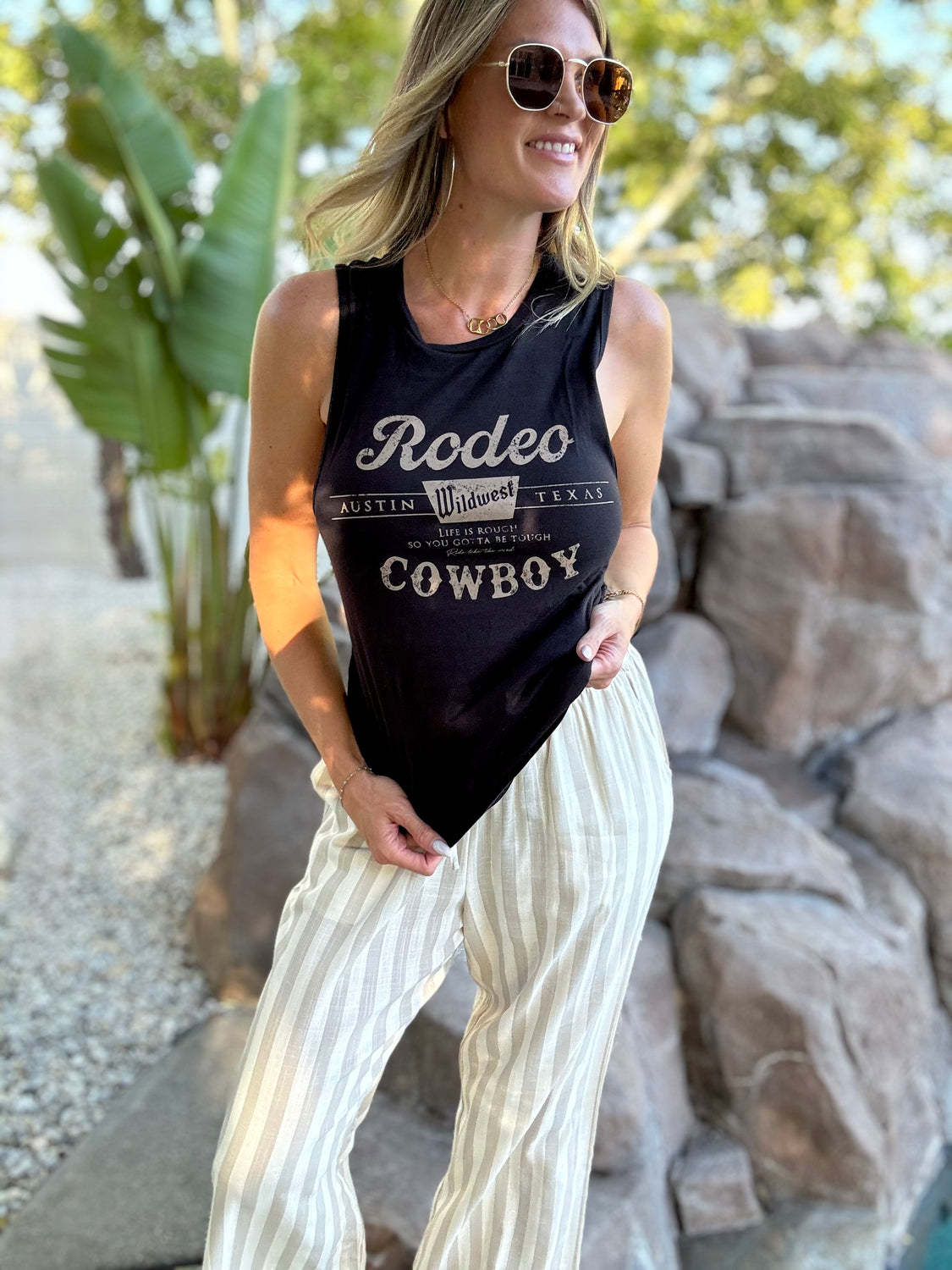 Rodeo Cowboy Graphic Tank