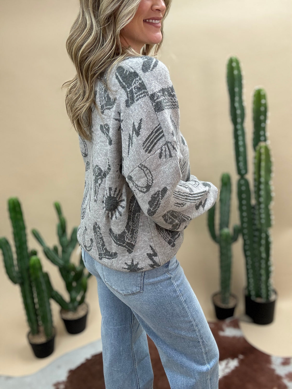 Wilder Western Oversized Sweater