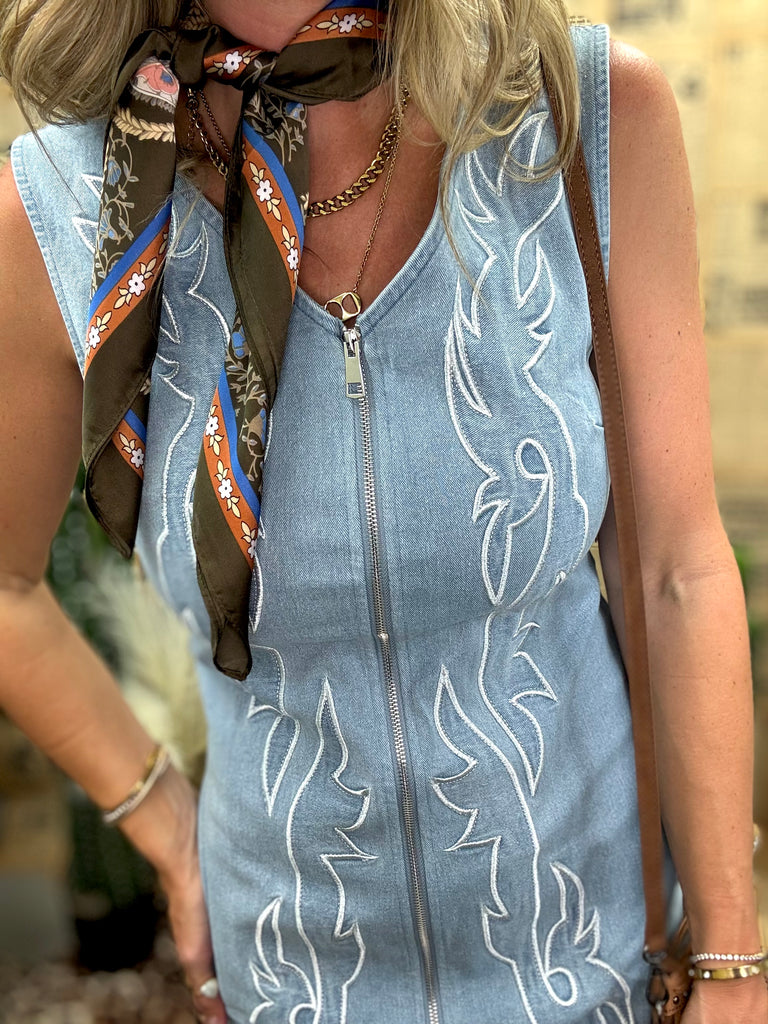 Western Stitch Denim Dress