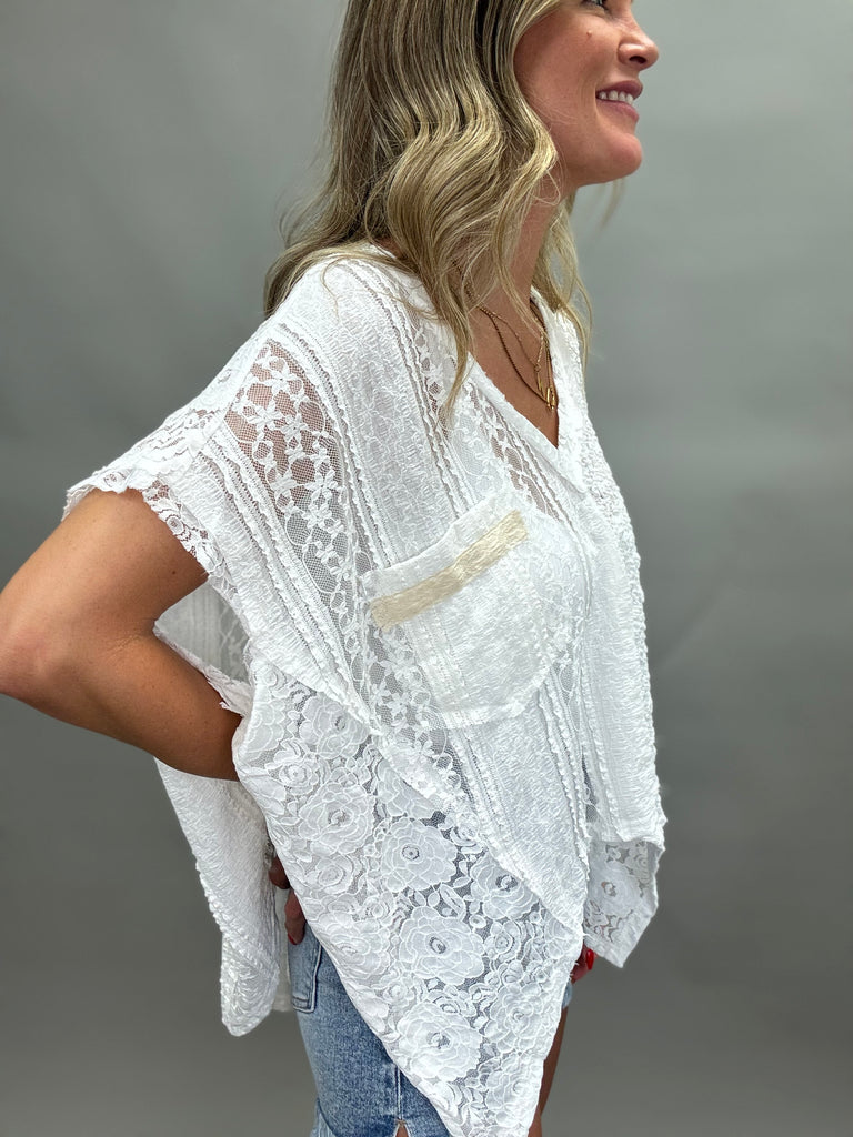 Stevie Lace Boho Shirt