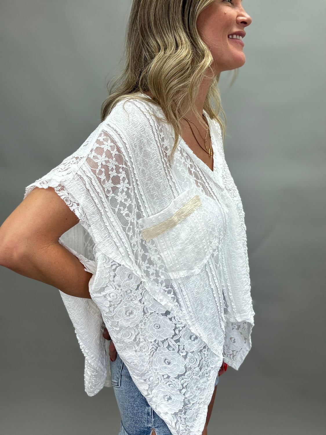 Stevie Lace Boho Shirt