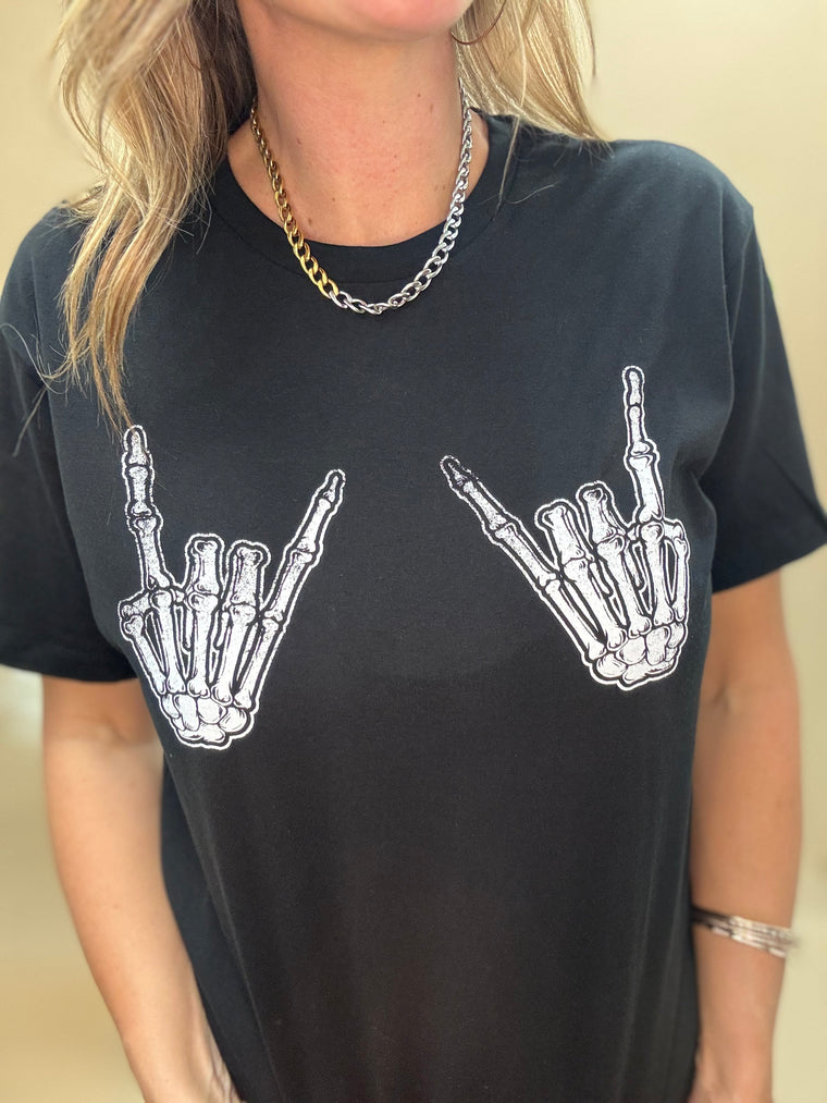 Rock On Skelly T-Shirt