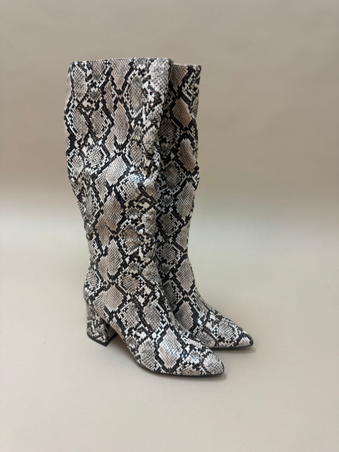 Venom Snake Print Boots