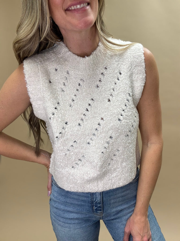 Oatmeal Sweater Vest