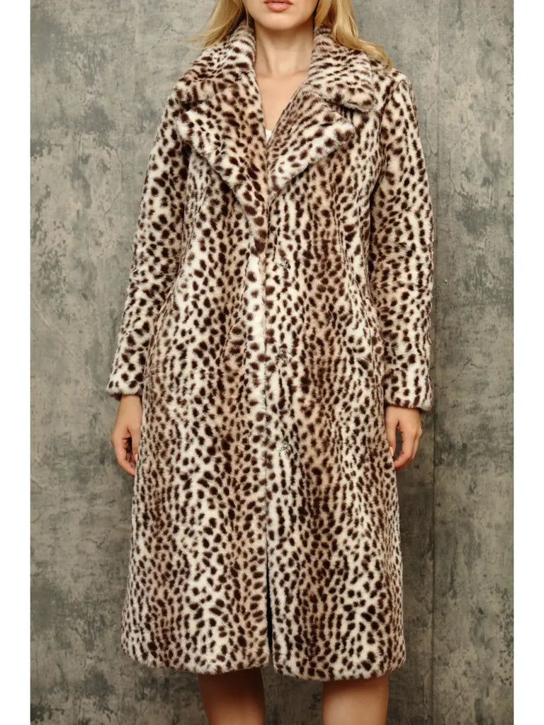 Dutton Faux Fur Overcoat