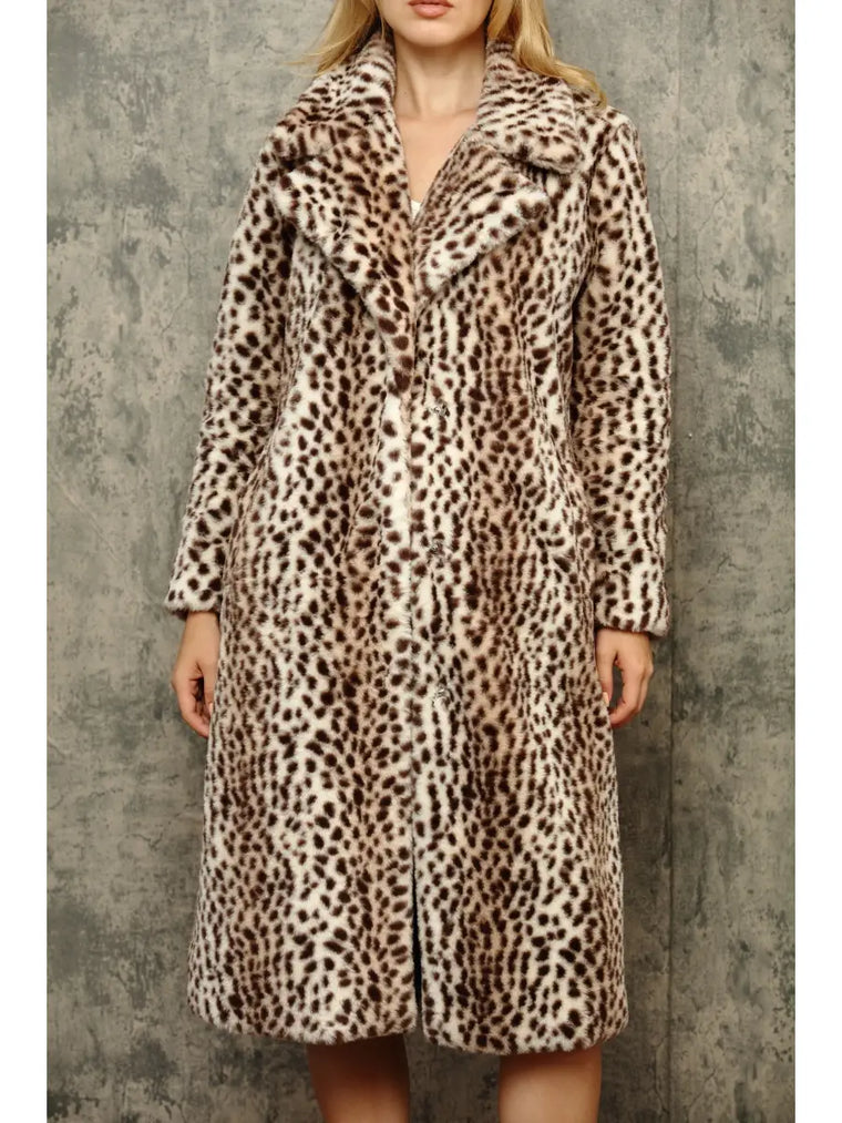 Dutton Faux Fur Overcoat