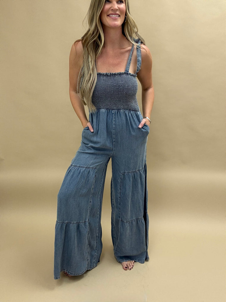 Chambray Jumpsuit