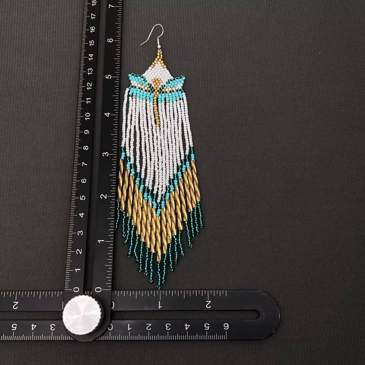 Dragonfly Seed Beads Earrings