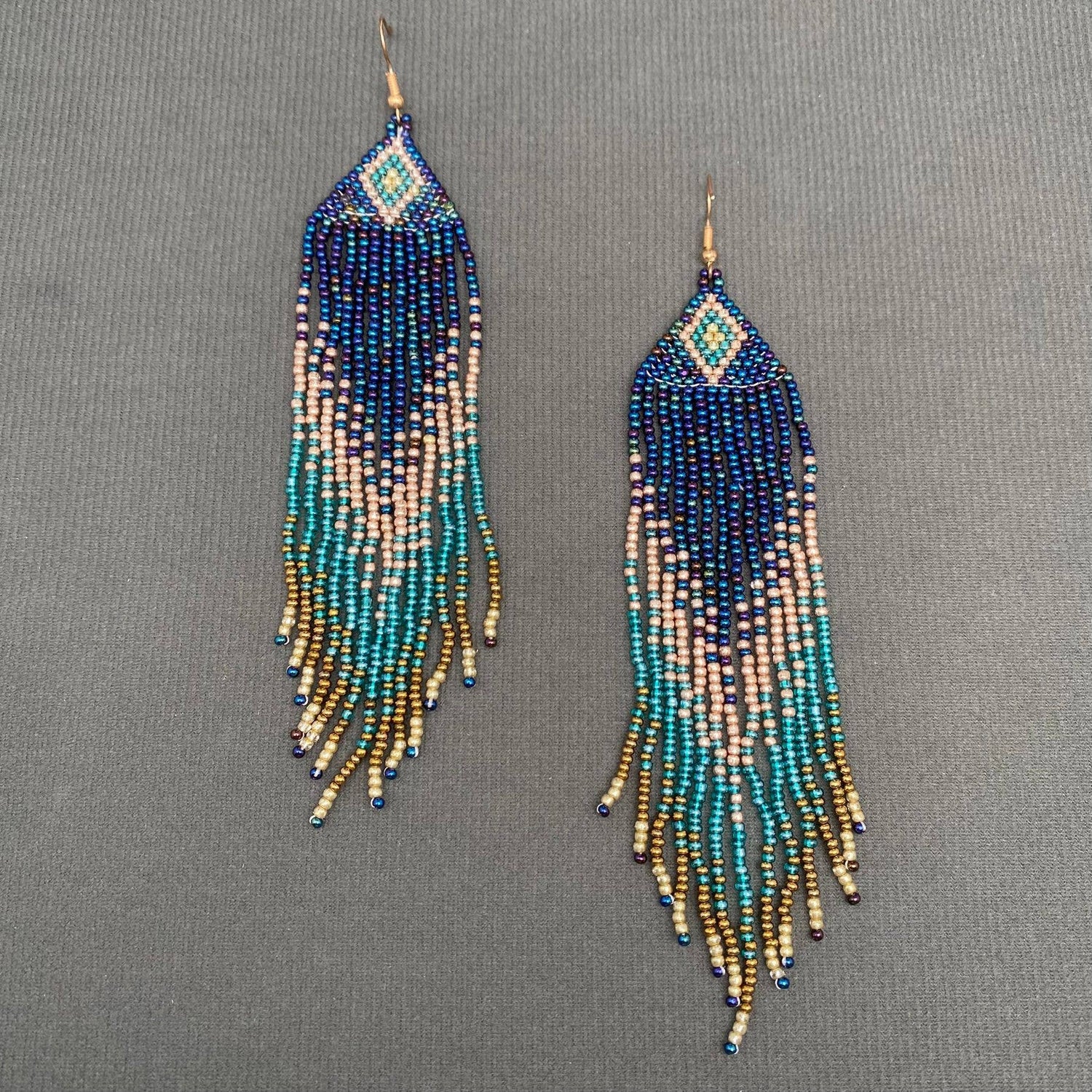Saguaro Seed Bead Earrings
