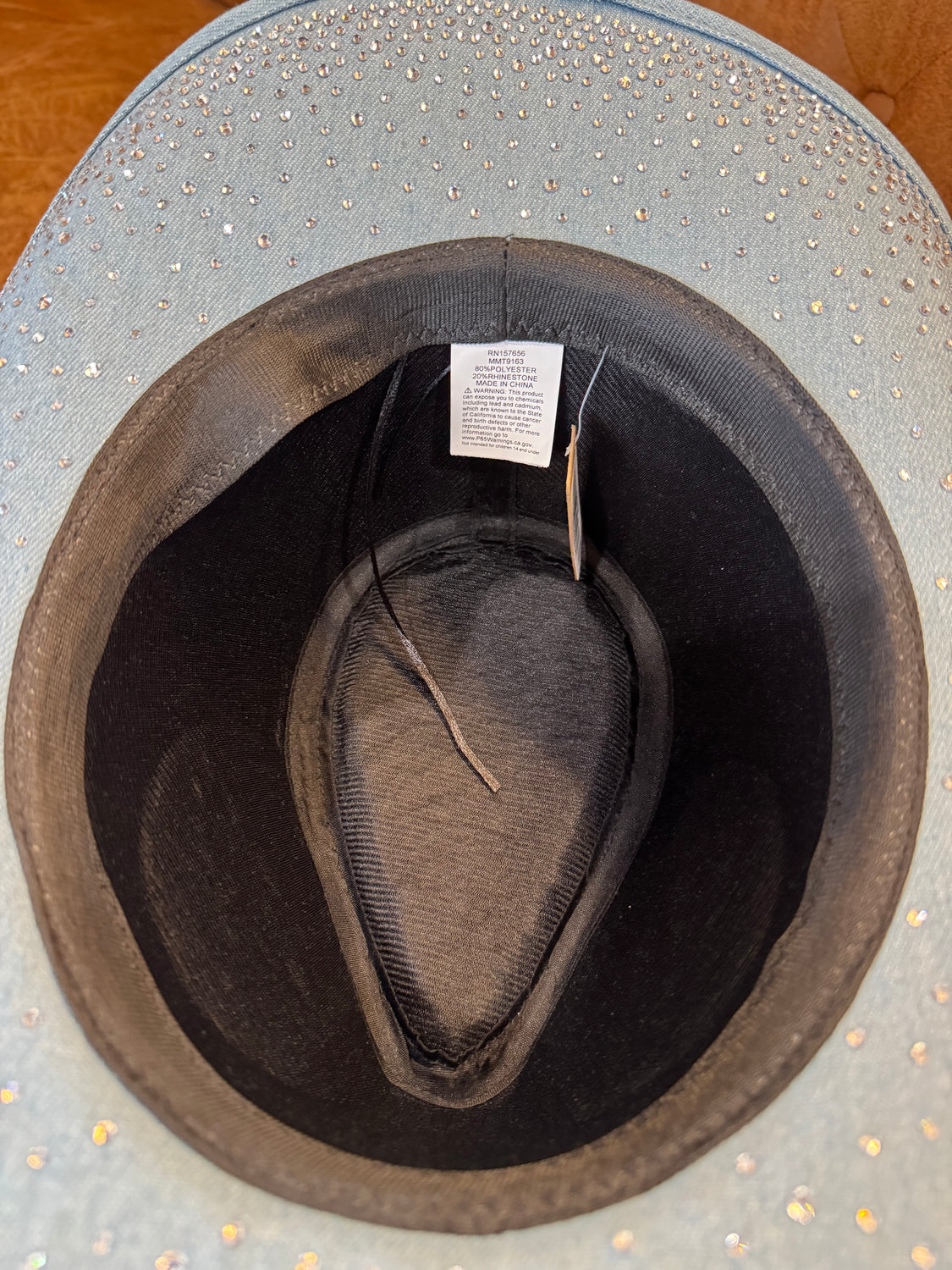 Denim + Diamonds Cowgirl Hat