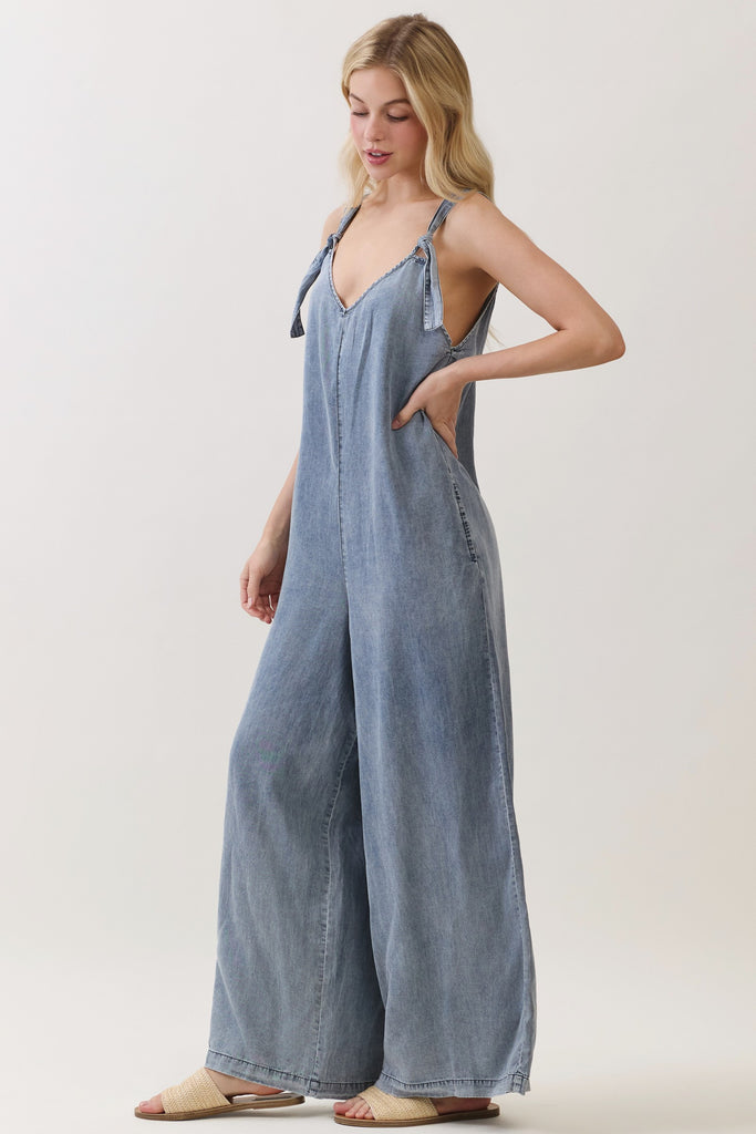 Amelia Tencel Denim Jumpsuit