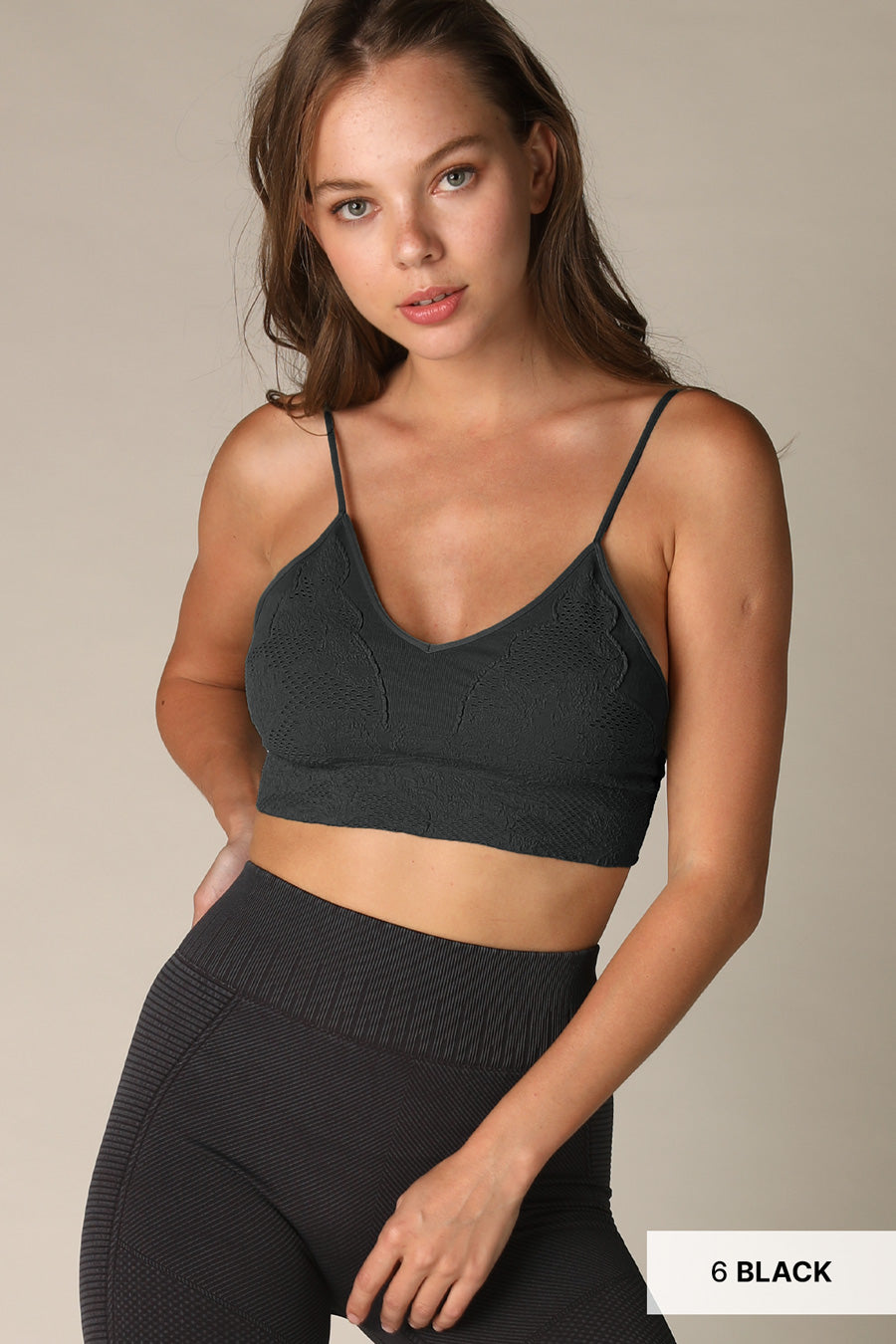 V-Neck Lace Bralette