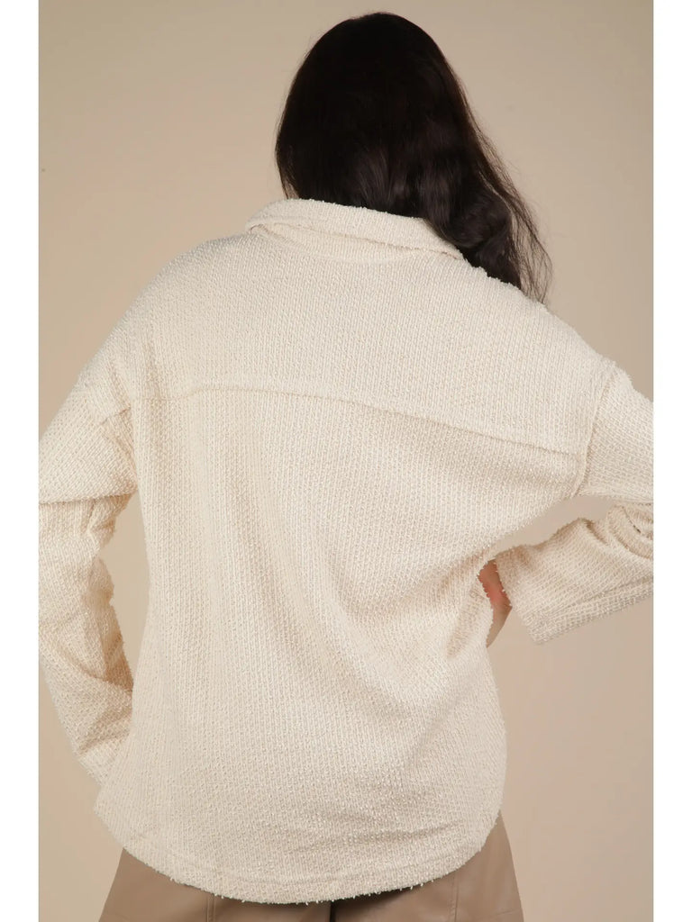 Buttercream Textured Pullover