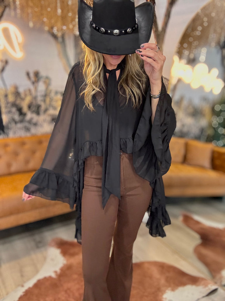 Fleetwood Ruffled Blouse