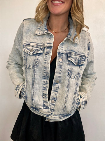 Classic Lightwash Denim Jacket