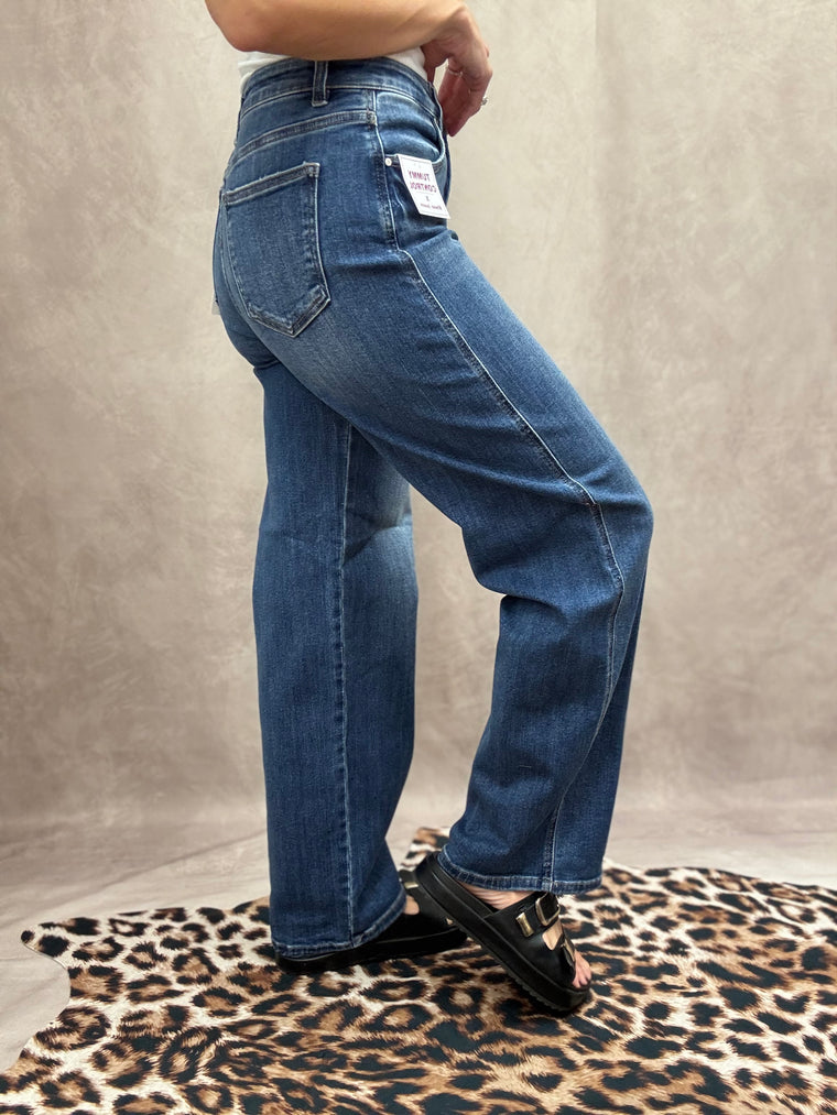 Lainey Wide Baggy Risen Jeans