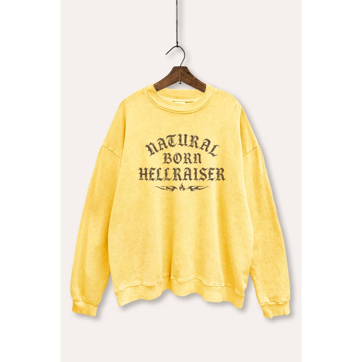 Hellraiser Graphic Mineral Wash Sweatshirt